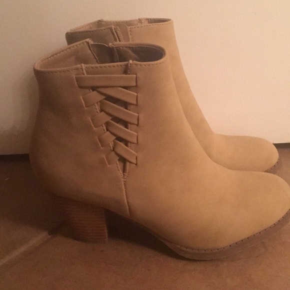 JustFab Shoes - Block Heel Booties